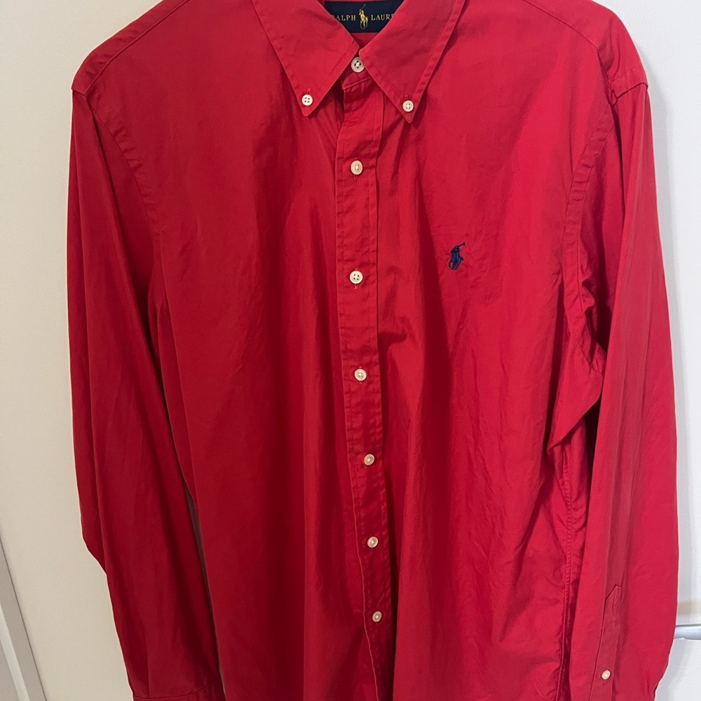 Ralph Lauren Men's Red Shirt